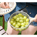 Cesto de Drenagem Dobrável | Lavagem e Armazenamento de Frutas