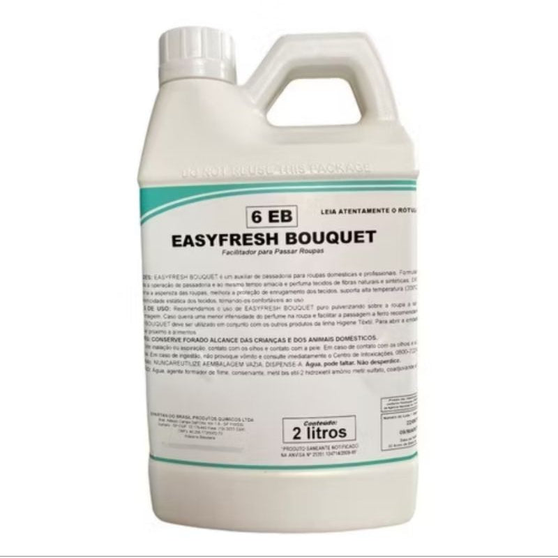 Auxiliar de Passadoria Premium com Perfume Duradouro 2L 6EB - Easyfresh Bouquet