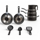 Jogo de Panelas Antiaderente 9 Peças + Cozimento Uniforme – Veyra