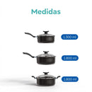 Jogo de Panelas Antiaderente 9 Peças + Cozimento Uniforme – Veyra