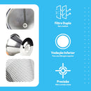 Filtro Coador Inox 101, 102 e 103 Premium | Café Forte e Sustentável