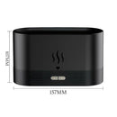 Difusor de Aromaterapia 2 em 1 FlameAroma – Umidificador com Efeito de Chama (200ml)